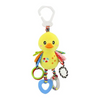 Cartoon Cute Baby Bed Pendant Animal Rattle With Teether Bb Ring Paper Plush Toy