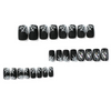 ( Buy 1 Get 2 ) Women Halloween Black Frosted White Cobweb Rhinestone Wearable False Nails