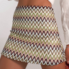 Women'S Retro Elegance Knitted Ripple Skirt