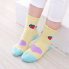 5pairs/Set Kids Girls Retro Cartoon Strawberry Comfortable Breathable Elastic Socks