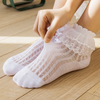 Kids Lace Thin White Mesh Breathable Socks