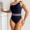 Women'S Black Fashion Skinny One-Piece Swimsuit