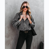 Women Autumn Winter Vintage Casual Fashion Loose Street Long-Sleeved Denim Blouse