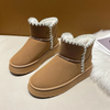 Winter Women Fashion Thick Warm Round Toe Thick-Soled Snow Boots