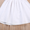 Children Kids Baby Fashion Girls One-Shoulder Solid Color Princess Dress