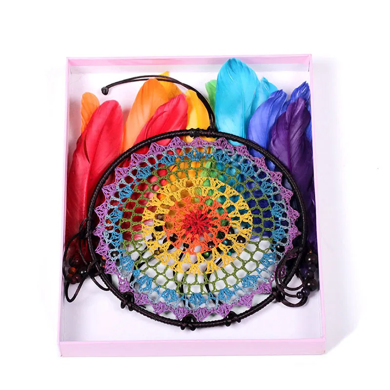 (Buy 1 Get 1) Handmade Colorful Feather Decoration Dreamcatcher