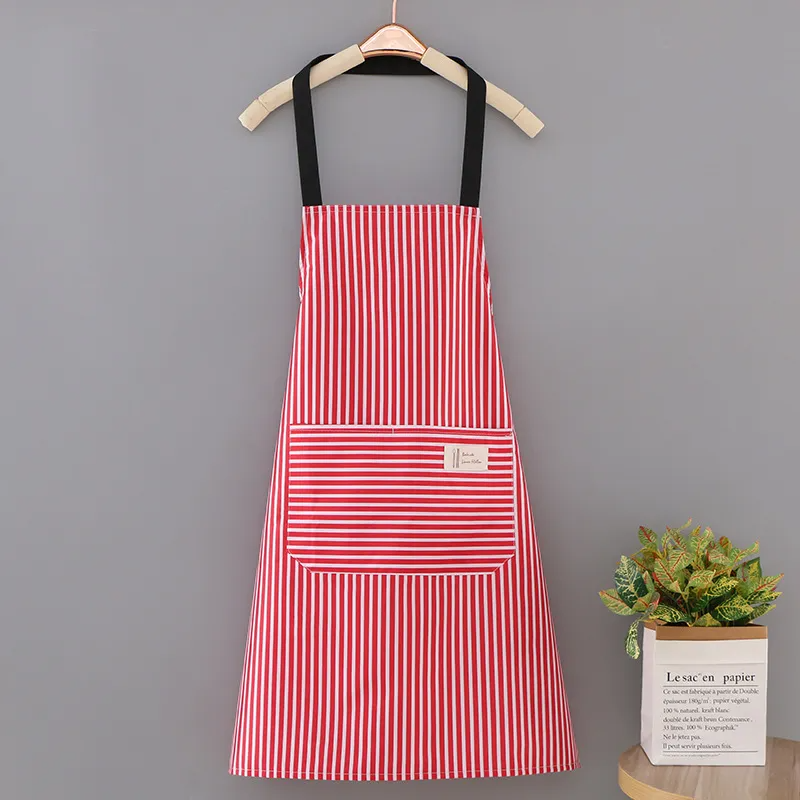 Fashion Home Adult Kitchen Sleeveless Waterproof Oil-Proof Apron