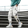 Men Fashion Casual Versatil Solid Color Multi Pocket Cargo Jogger Pants