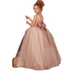 Toddler Girls Party Cute Bow Mesh Sleeveless Backless Tutu Princess Dress