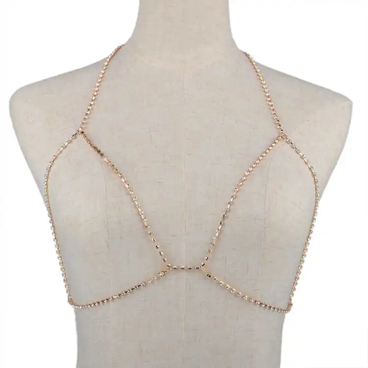 (Buy 1 Get 1) Women Beach Stylish Shiny Rhinestone Decoration Body Chain