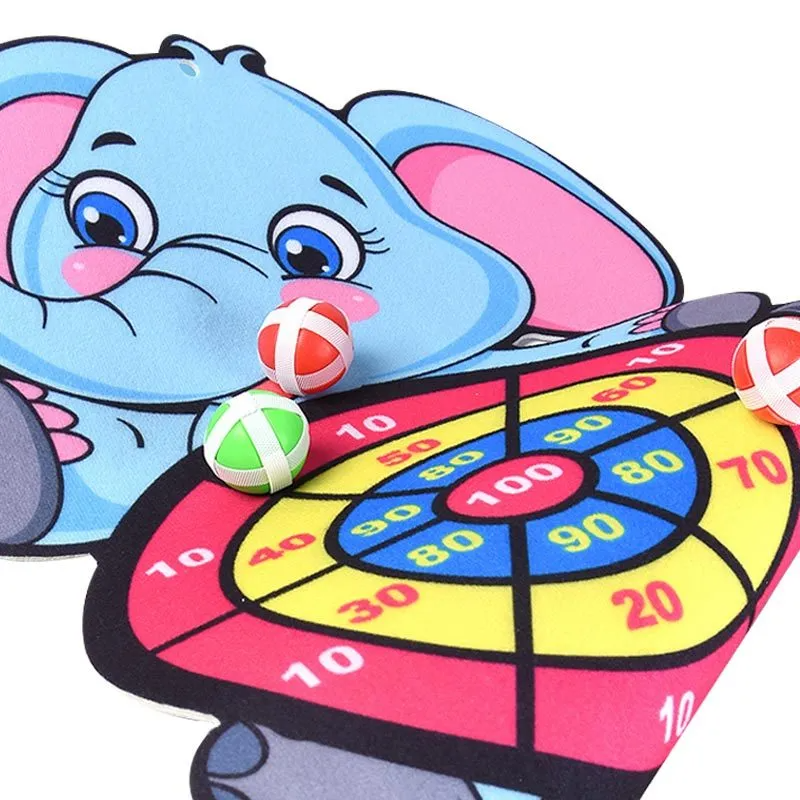 Montessori Dart Board Target Sports Game Toys For Children 4 To 6 Years Old Outdoor Toy Child Indoor Girls Sticky Ball Boys Gift