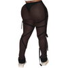 Women Sexy See-Through Mesh Bandage Leggings