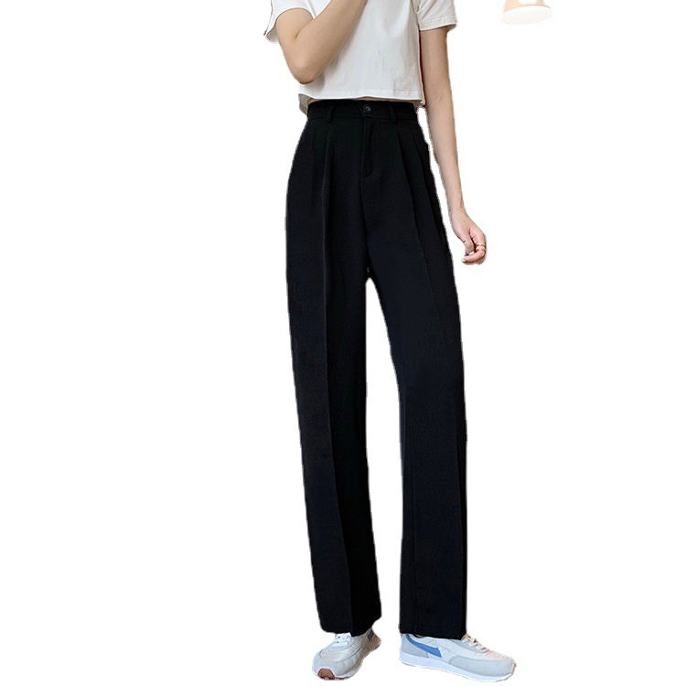 Women'S Fashion Casual Drape High Waist Suit Pants