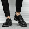 Men Fashion Low Top Breathable Pu Boots