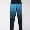 Fashion Stripe Print Contrast Color Slim Fit Sports Pants