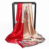 (Buy 1 Get 2)  Women'S Fashion Painted Pearl Color Imitation Silk Scarf