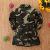 Fashion Kid Girl Camouflage Print Long Sleeves Outerwear