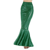 Women'S Fashion Sexy Shiny Fish Scale Pattern High Waist Mermaid Skirt