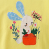 Kids Toddler Girls Autumn Winter Fashion Casual Cute Cartoon Bunny Print Round Neck Sweatshirts