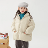 Kids Toddler Girls Boys Autumn Winter Fashion Casual Cute Solid Color Zipper Padded Coat