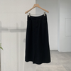 Women Fashion Elegant Mid-Length Solid Color Pocket Office Chic Skirt