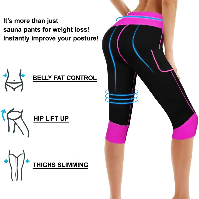 (Buy 1 Get 1) Women Fashion Line Color Block Sports Yoga Pants