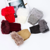 (Buy 1 Get 2) Women Fashion Plush Thickened Warm Knitted Half-Finger Gloves