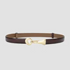 Women'S Fashion Casual Personality Alloy Buckle Leather Belt