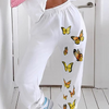 Women'S Fashion Casual Butterfly Printing Sweatpants