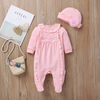 (Buy 1 Get 2) Kids Baby Girls Spring Autumn Fashion Casual Cute Bow Long Sleeve Romper