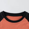 Kids Toddler Boys Basic Versatile Colorblock Long Sleeve Round Neck T-Shirt