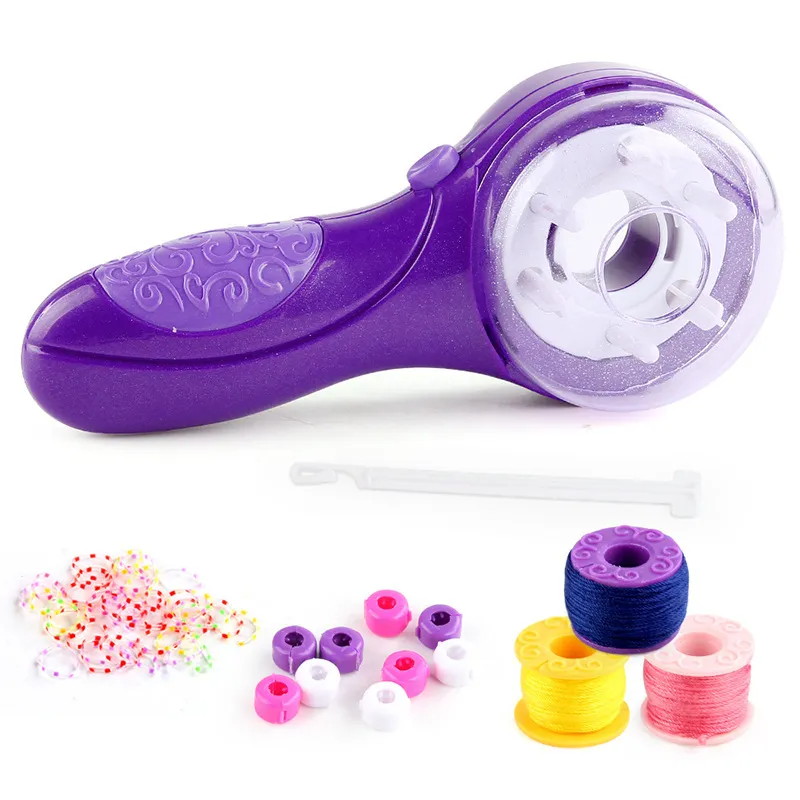 Children Kids Baby Girl Magic Electric Hair Braider Diy Makeup Toy