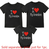 (Buy 1 Get 1) Grandpa And Grandson Letter Graphic Family Matching Short Sleeve T-Shirt