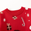 Kids Toddler Boys Girls Fashion Casual Christmas Long Sleeve Round Neck Knitwear