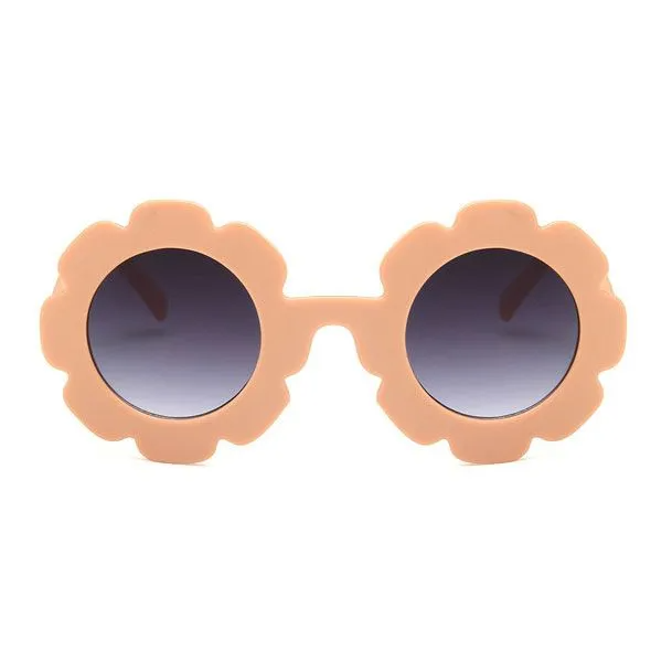 Stylish Kids Flower Pattern Sun-Shading Sunglasses