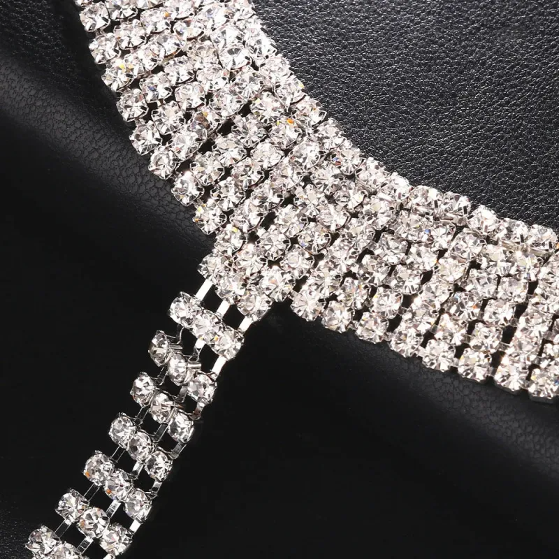 Men Fashion Sexy Multi-Layer Rhinestone Chain Body Chain