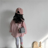 Children Kids Baby Fashion Girls Boys Plaid Mini Round Crossbody Messenger Handbag