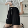 2 Pieces Women Casual Athleisure Wide Leg Loose Drawstring Sports Shorts