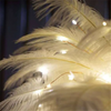 Creative Feather Decoration Bedroom Lamp