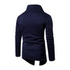 Fashion Style Men Cotton Long Sleeves Solid Color Special Design Button Coat