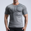 Men Casual Quick-Drying Short-Sleeved Tight Sports T-Shirt