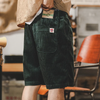 Men Fashion Loose Casual Corduroy Cargo Shorts Pants