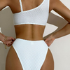 Women White Sexy Cut Out Tight Bikini