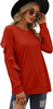 Autumn Winter Women Casual Round Neck Long Sleeve Ruffled Sweatshirt