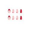 Buy 1 Get 2 )Valentine Day Women Fashion Red Edge Love Wearable False Nails