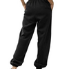 Women'S Casual Solid Color Loose Comfortable Drawstring Waist Fitness Pants