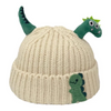 (Buy 1 Get 1) Kids Autumn Winter Casual Cute Cartoon Dinosaur Knitwear Hat