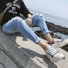 Men'S Fashion Ripped Slim Fit Jeans