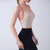 Women Solid Color Tank Top Backless Crossover Exercise Yoga Simple Tops