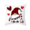 (Buy 1 Get 2) Cartoon Santa Claus Print Letter Pillowcase